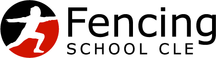Fencing School CLE Logo With Fencer